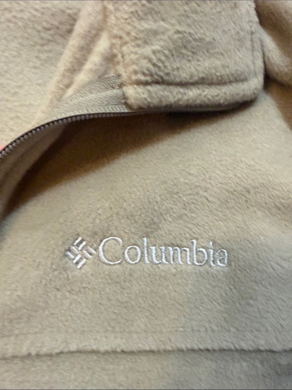 Columbia Beige Steens Mountain Fleece 2.0 Full Zip Jacket Tan Ancient Fossil - Picture 3 of 5
